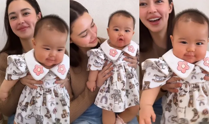 “น้องเอลิเซีย” รีวิวชุดสวยๆ ส่งยิ้มเล่นกล้อง อวดแก้มจ้ำม่ำ น่าฟัดเกินปุยมุ้ย